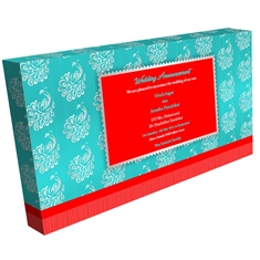 Wedding Announcement Gift Box Luxury Silver 15 Compartments